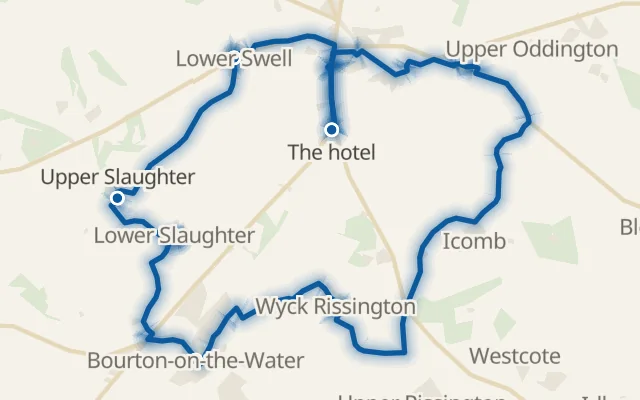 Map of the route