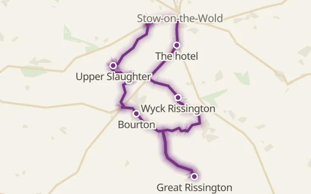 Map of the route