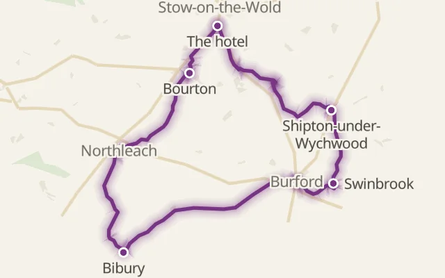 Map of the route