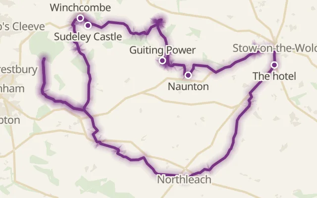Map of the route