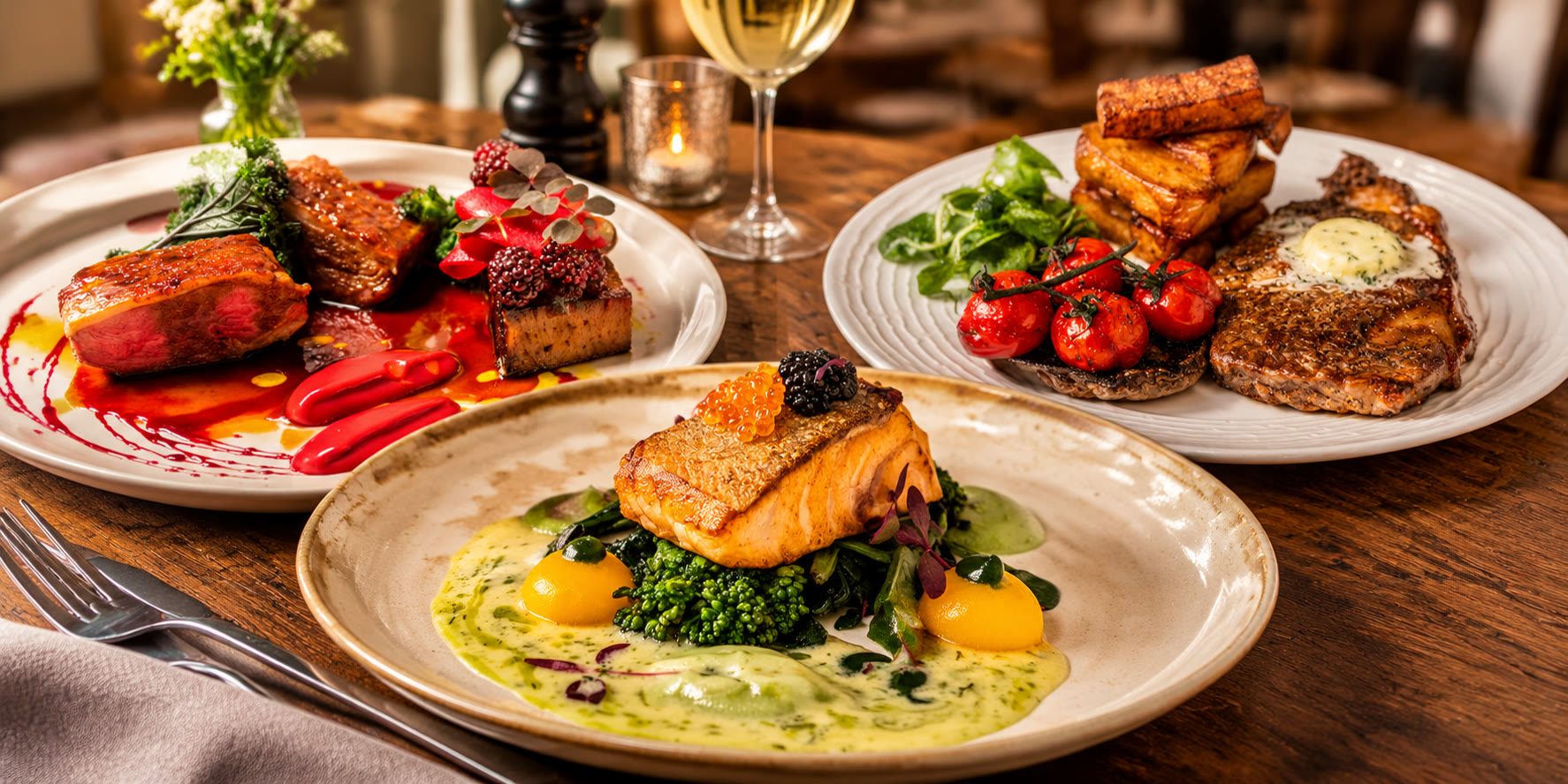 Seasonal, local and cooked with care...