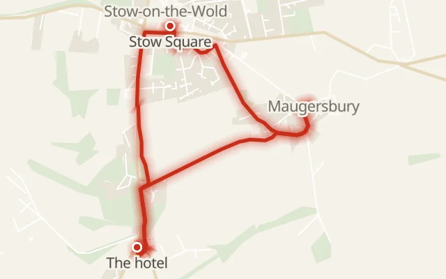 Map of the route