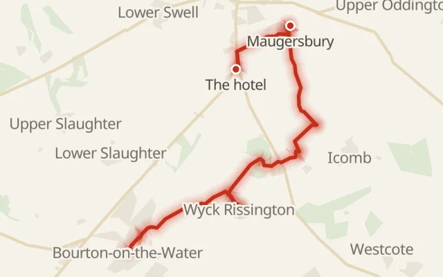 Map of the route